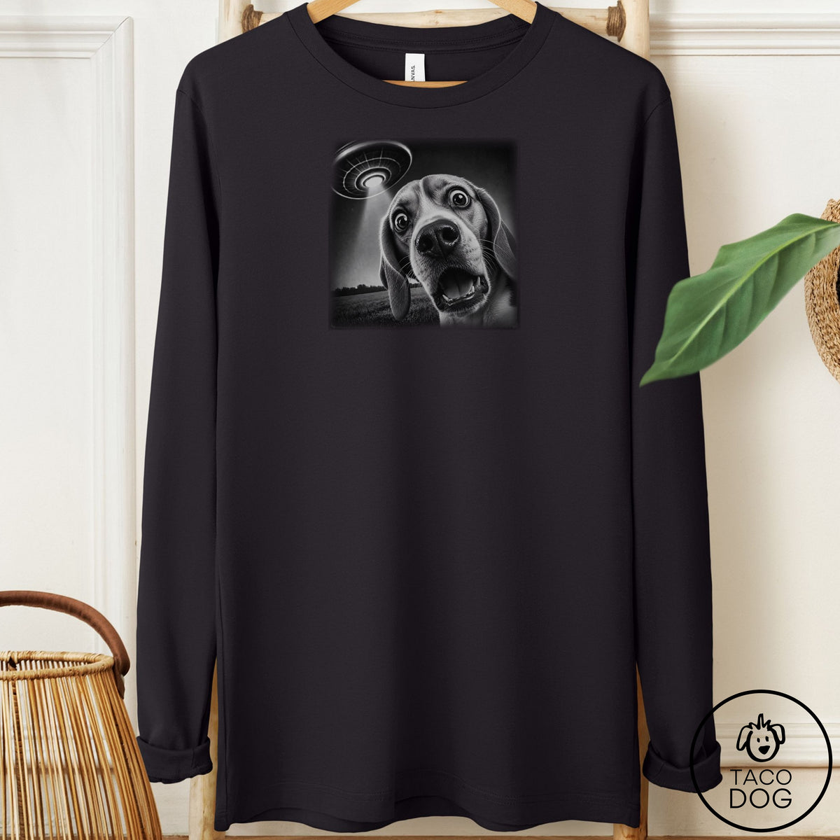 Beagle Selfie Long Sleeve Tee