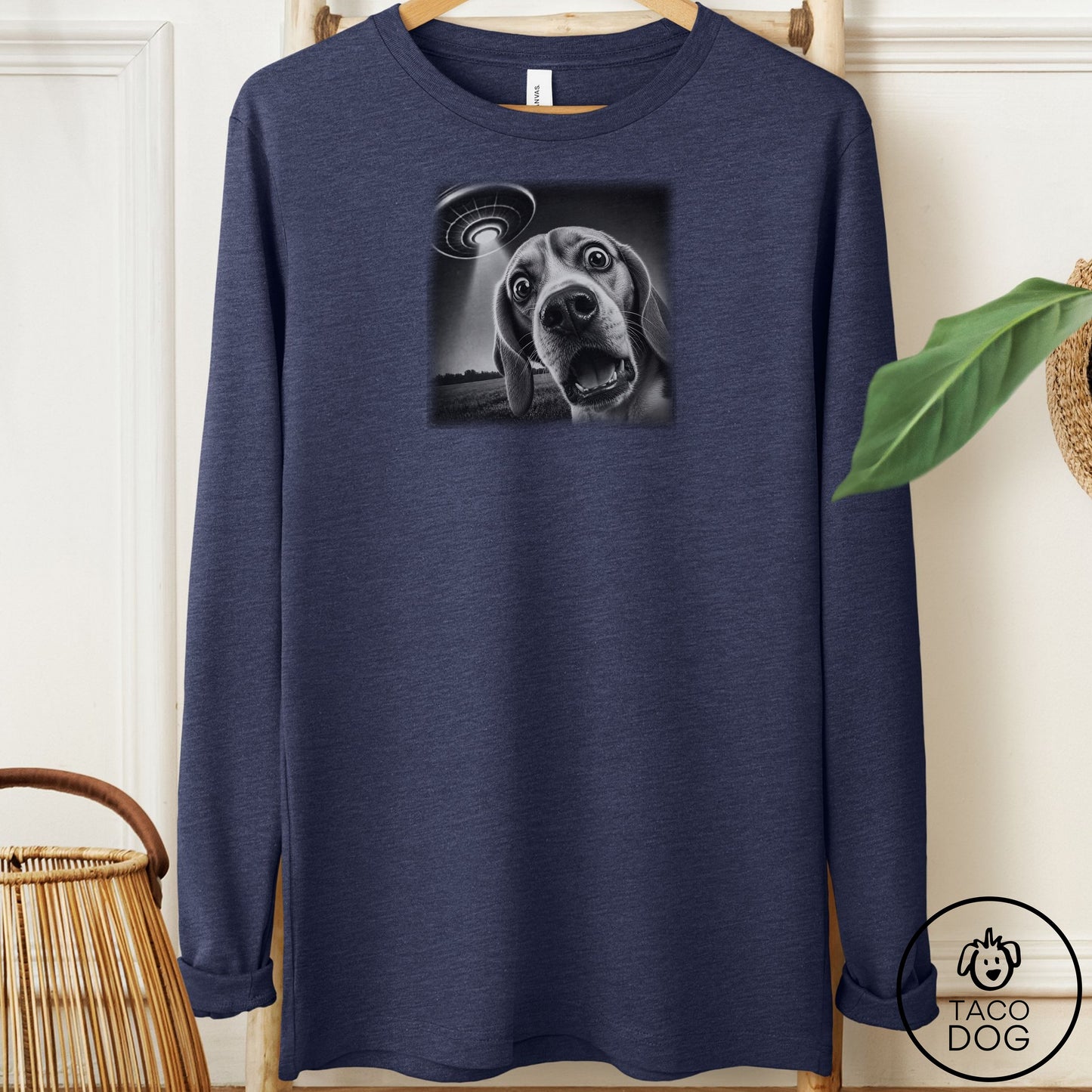 Beagle Selfie Long Sleeve Tee