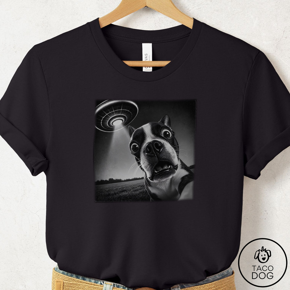 Boston Terrier Selfie T-Shirt