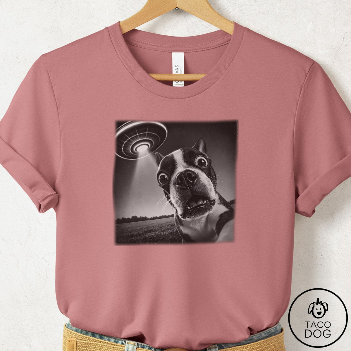 Boston Terrier Selfie T-Shirt