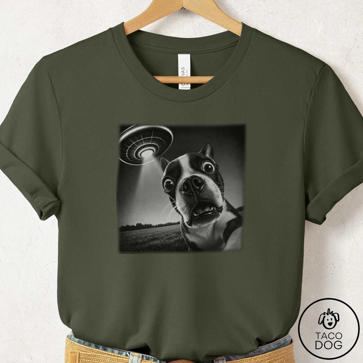 Boston Terrier Selfie T-Shirt