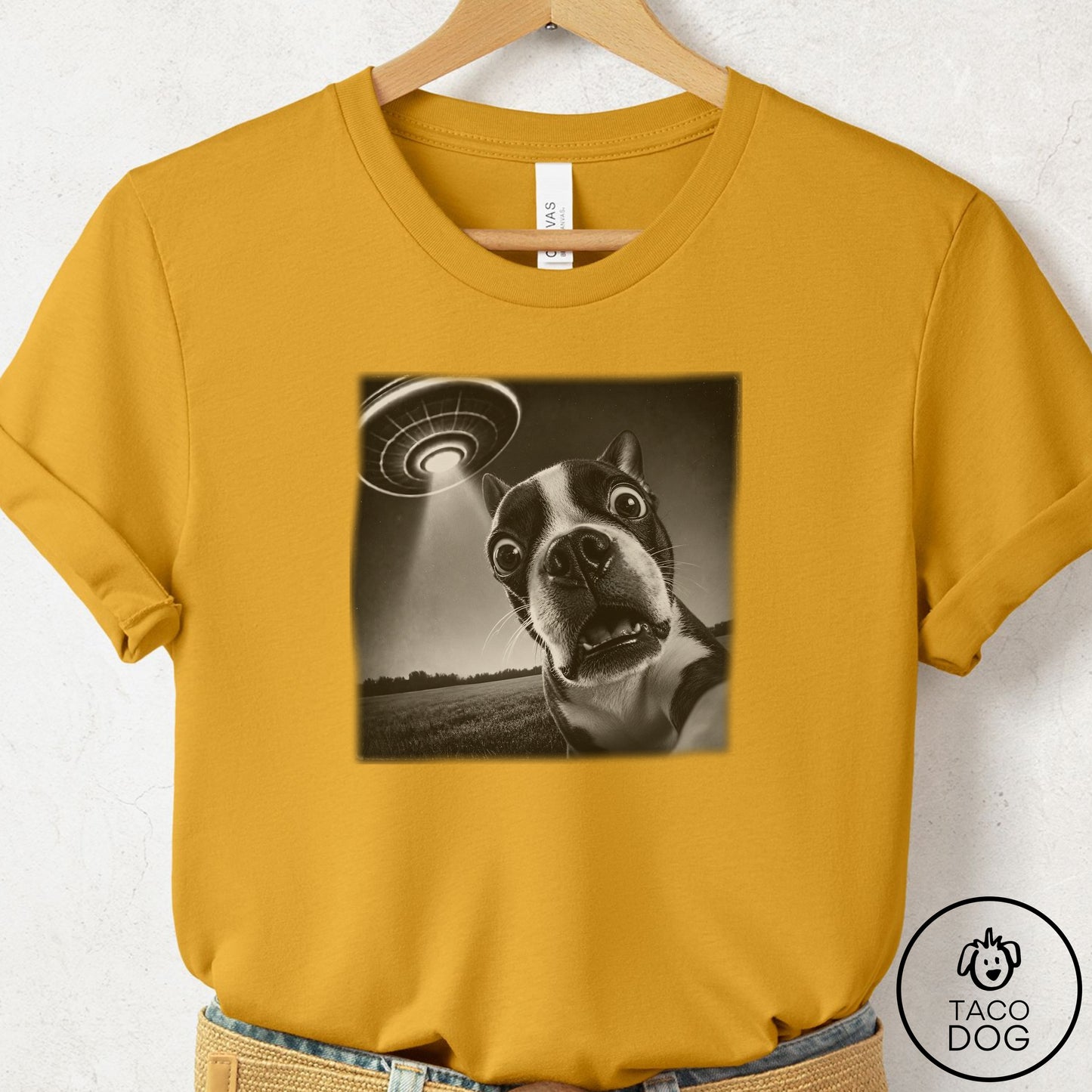 Boston Terrier Selfie T-Shirt