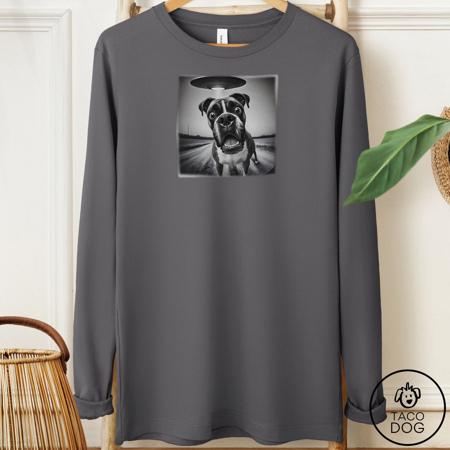 Boxer Selfie Long Sleeve Tee