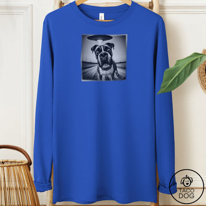 Boxer Selfie Long Sleeve Tee