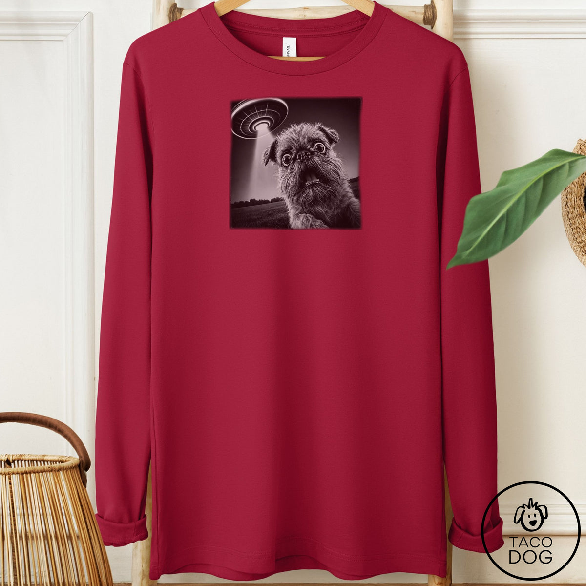 Brussels Griffon Selfie Long Sleeve Tee