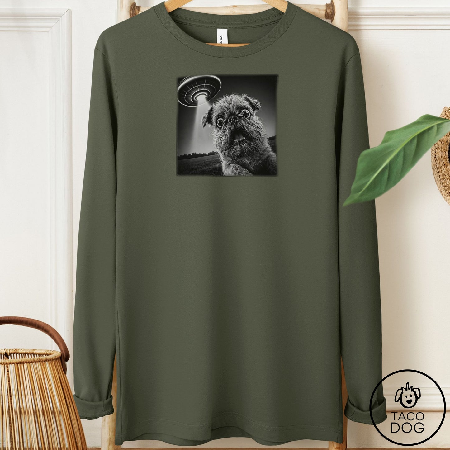 Brussels Griffon Selfie Long Sleeve Tee