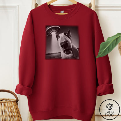 Bull Terrier Selfie Sweatshirt