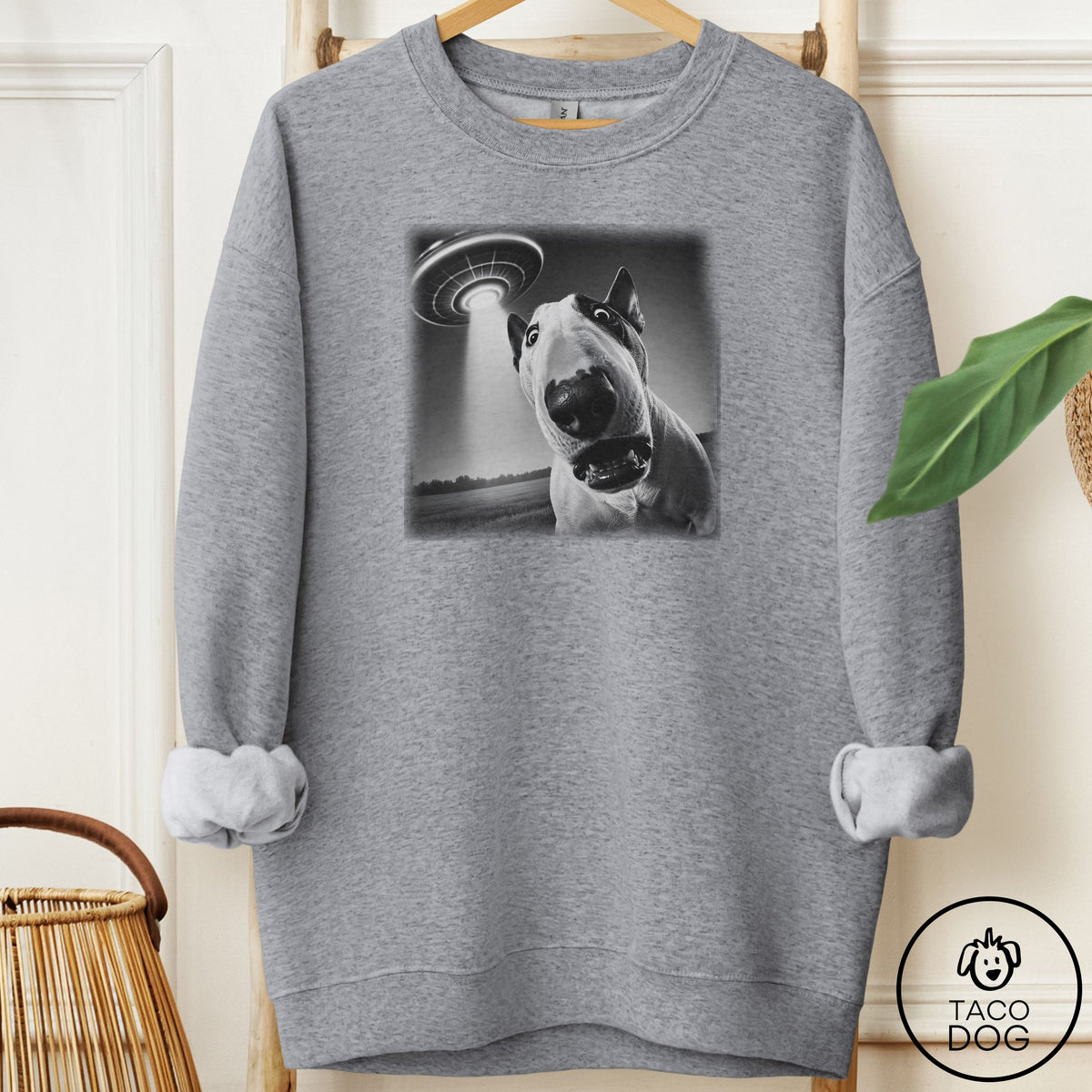 Bull Terrier Selfie Sweatshirt