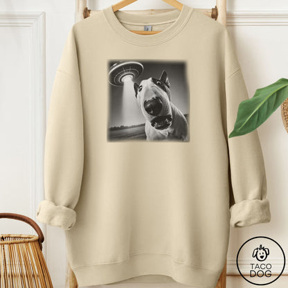 Bull Terrier Selfie Sweatshirt