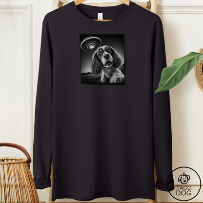 Cavalier King Charles Spaniel Selfie Long Sleeve Tee