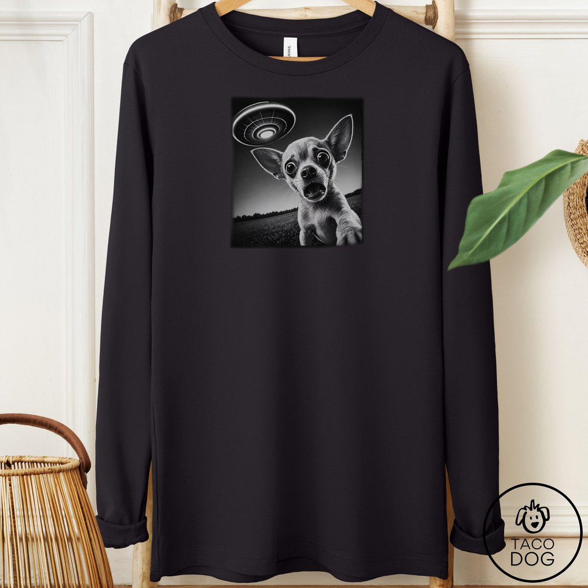 Chihuahua Selfie Long Sleeve Tee