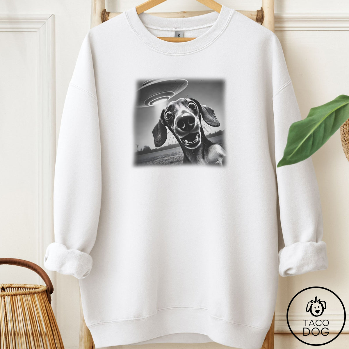 Dachshund Selfie Sweatshirt