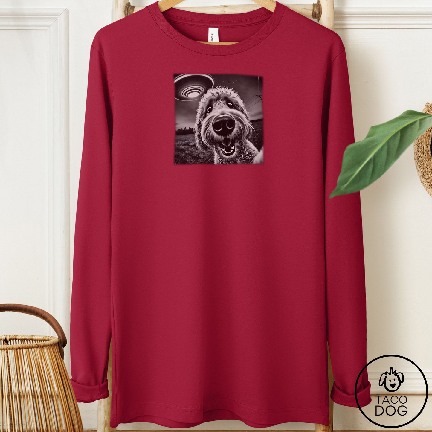 Doodle Selfie Long Sleeve Tee