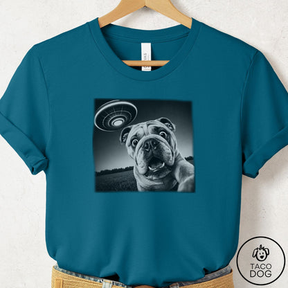 English Bulldog Selfie T-Shirt