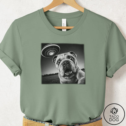 English Bulldog Selfie T-Shirt