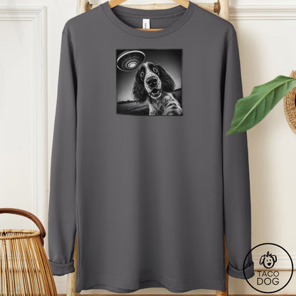 Springer Spaniel Selfie Long Sleeve Tee