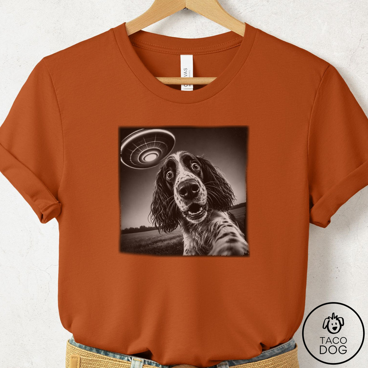 Springer Spaniel Selfie T-Shirt