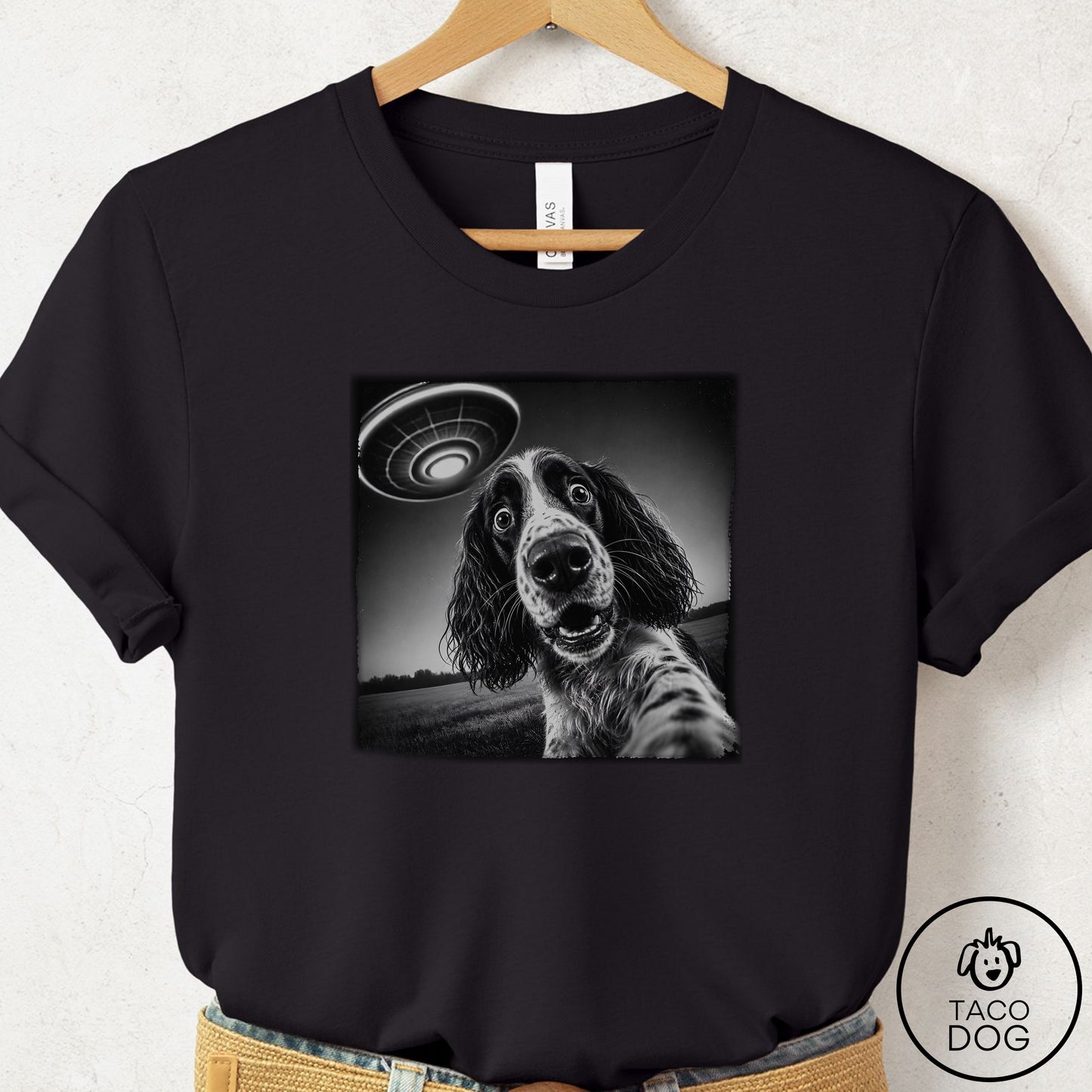 Springer Spaniel Selfie T-Shirt