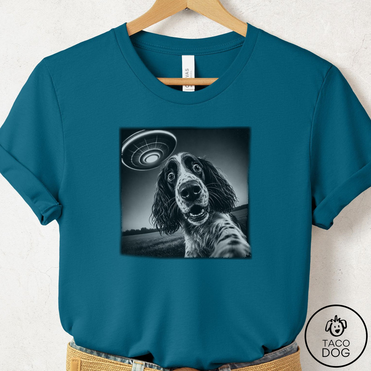 Springer Spaniel Selfie T-Shirt