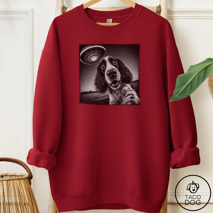 Springer Spaniel Selfie Sweatshirt