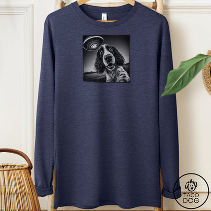 Springer Spaniel Selfie Long Sleeve Tee