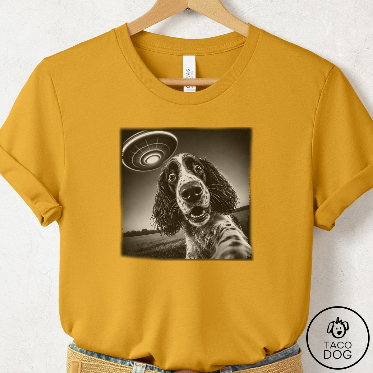 Springer Spaniel Selfie T-Shirt