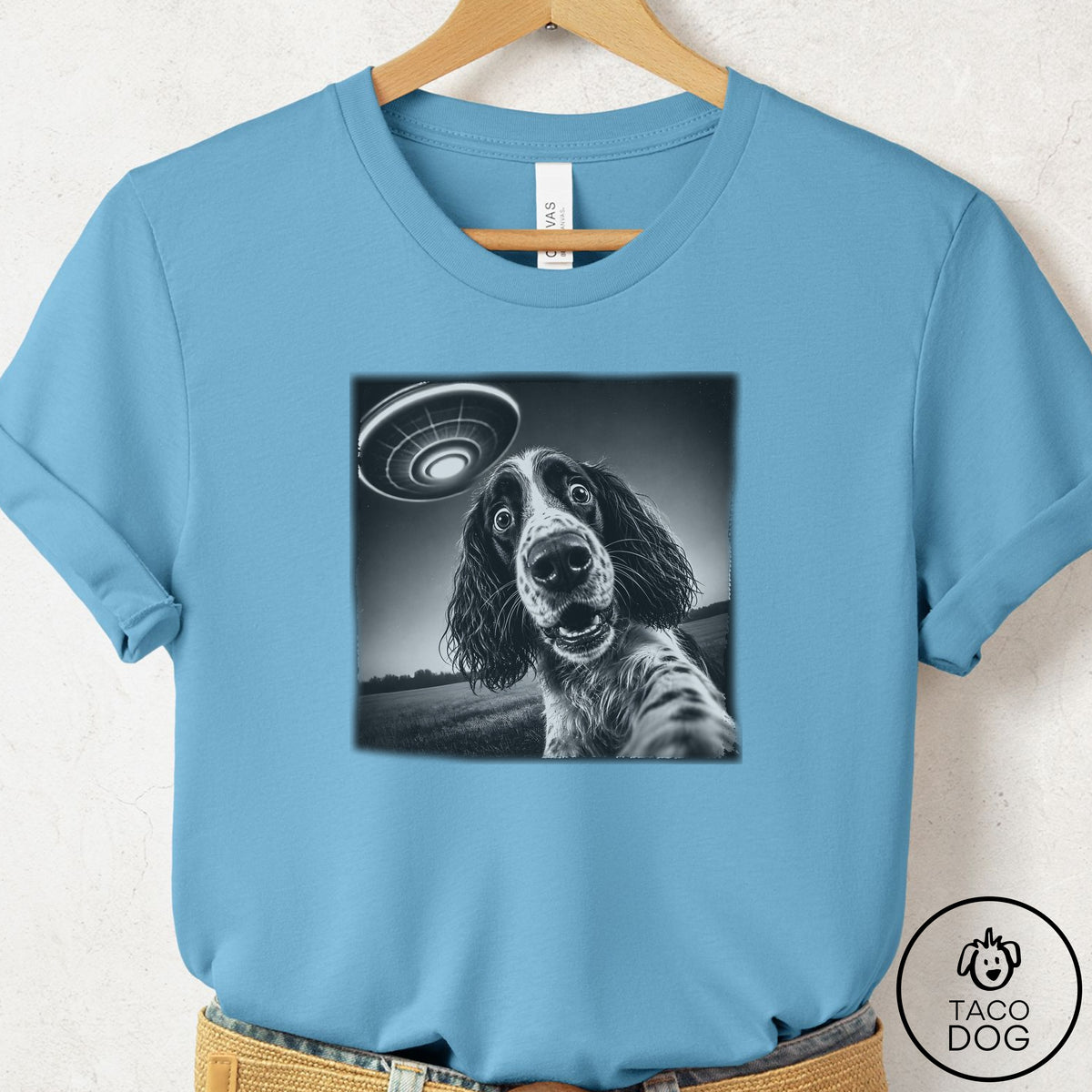 Springer Spaniel Selfie T-Shirt