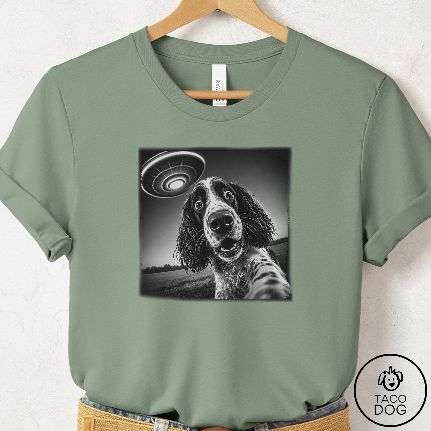 Springer Spaniel Selfie T-Shirt