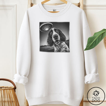 Springer Spaniel Selfie Sweatshirt