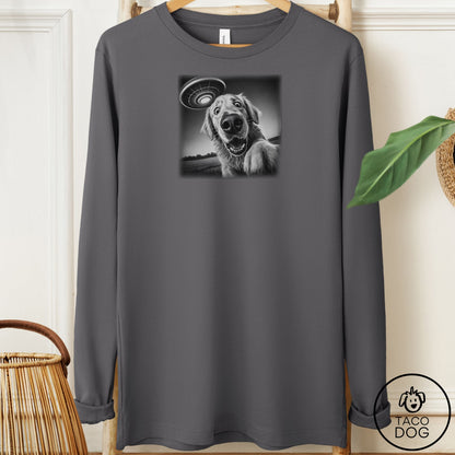 Golden Retriever Selfie Long Sleeve Tee