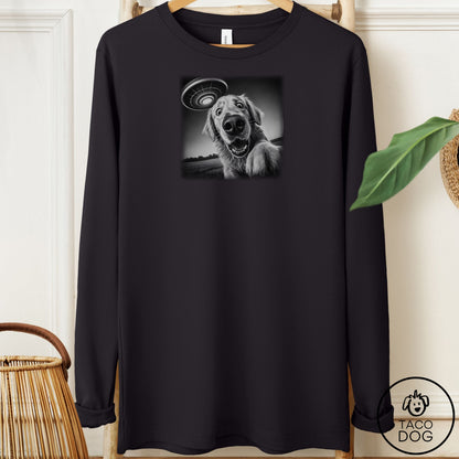 Golden Retriever Selfie Long Sleeve Tee