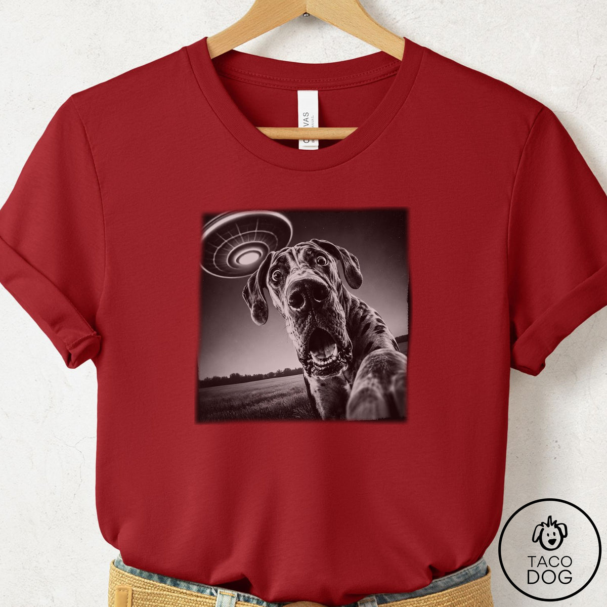 Great Dane Selfie T-Shirt