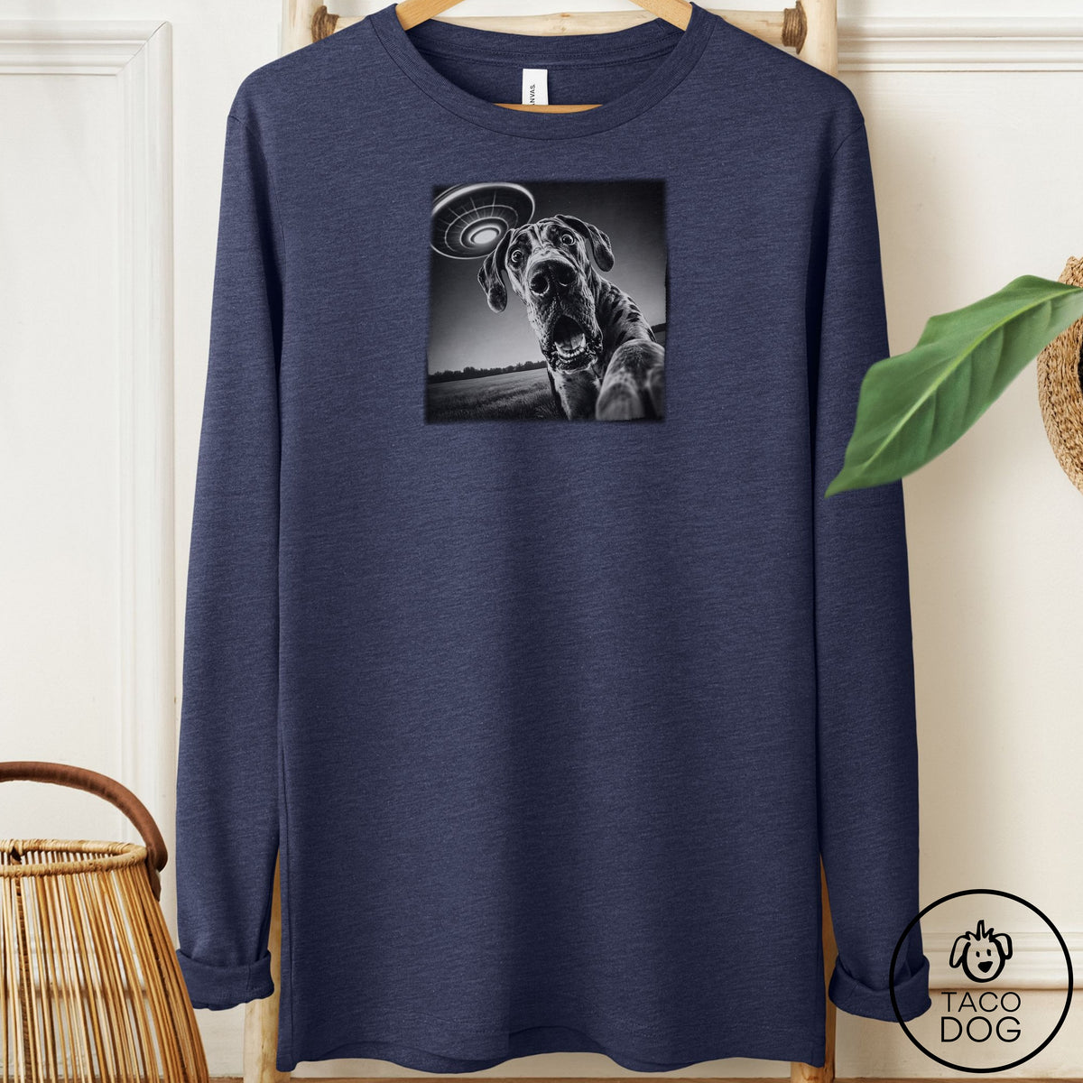 Great Dane Selfie Long Sleeve Tee