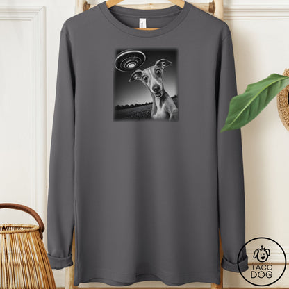 Italian Greyhound Whippet Selfie Long Sleeve Tee