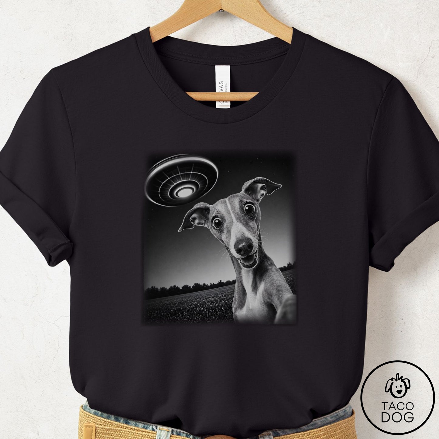 Italian Greyhound Whippet Selfie T-Shirt
