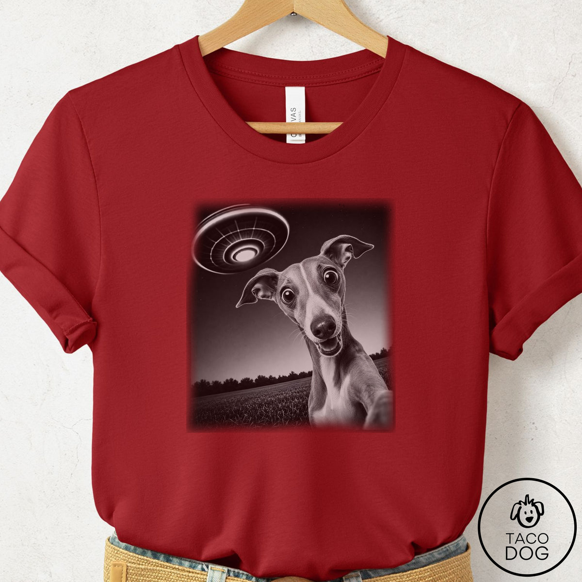 Italian Greyhound Whippet Selfie T-Shirt