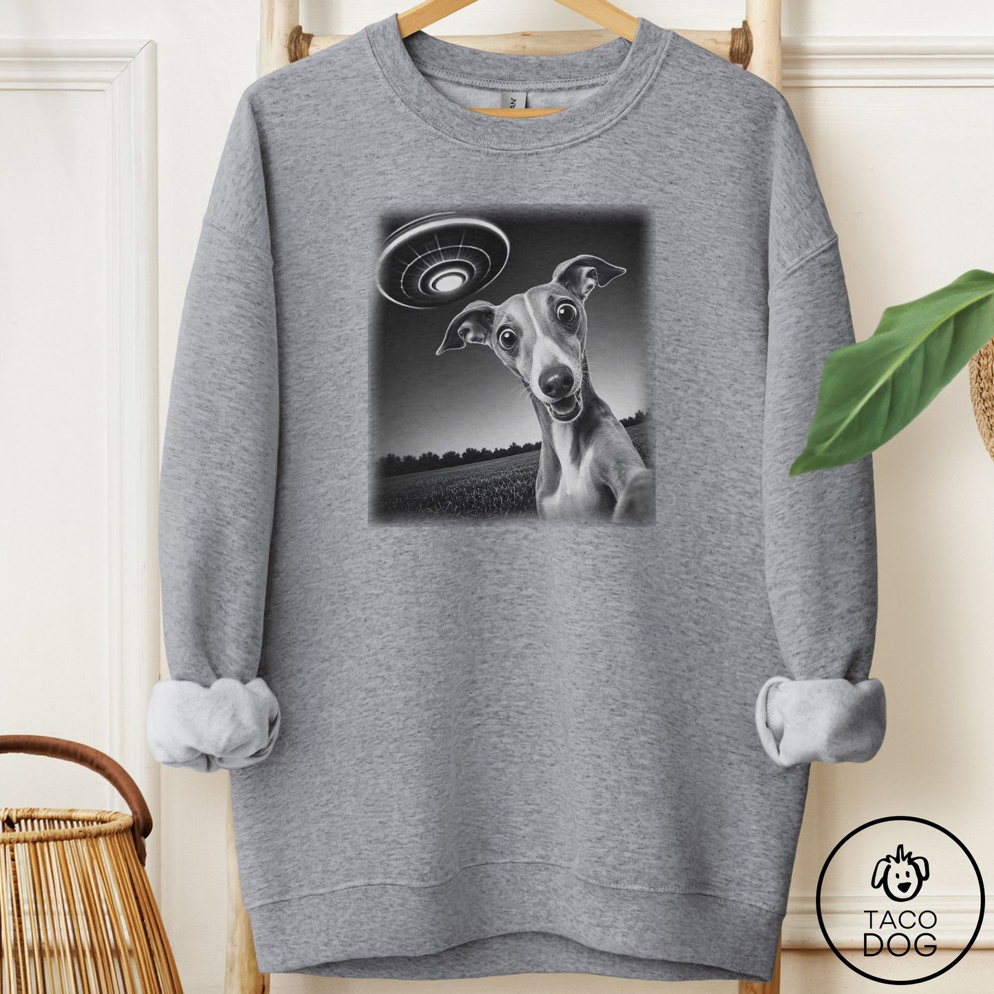 Italian Greyhound Whippet Selfie Sweatshirt
