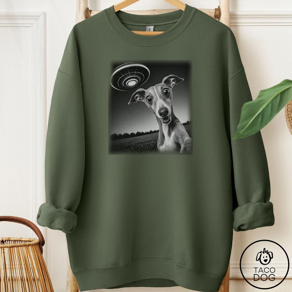 Italian Greyhound Whippet Selfie Sweatshirt