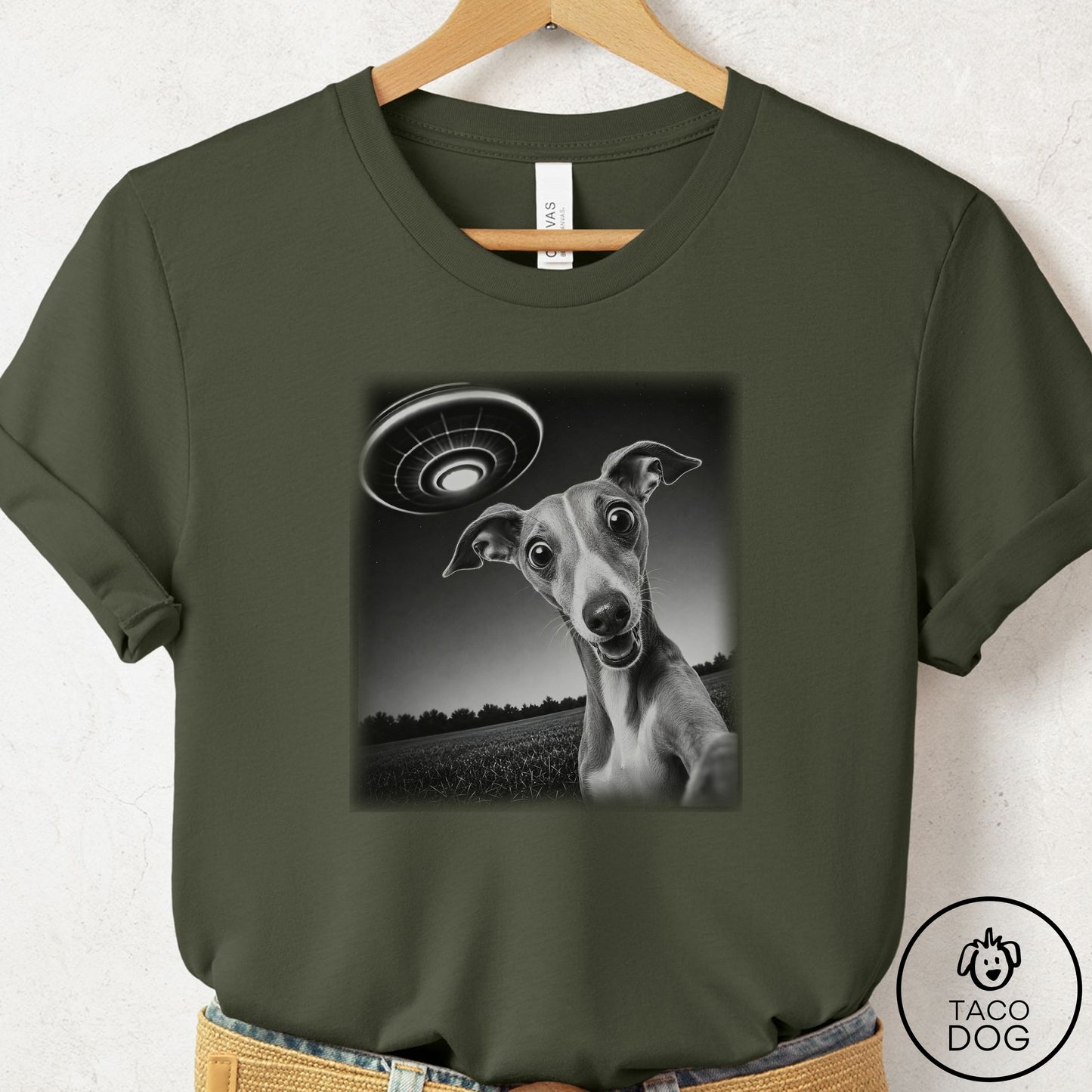 Italian Greyhound Whippet Selfie T-Shirt