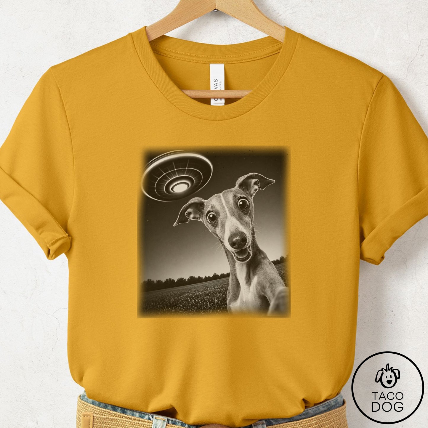 Italian Greyhound Whippet Selfie T-Shirt