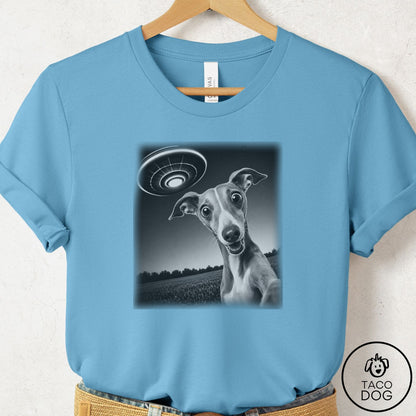 Italian Greyhound Whippet Selfie T-Shirt