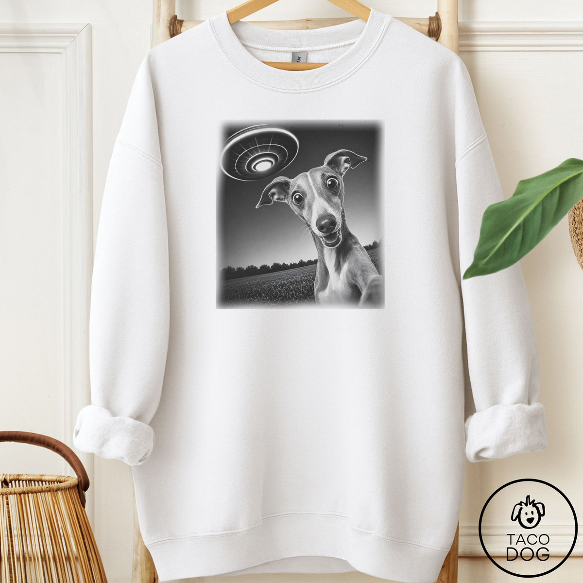 Italian Greyhound Whippet Selfie Sweatshirt