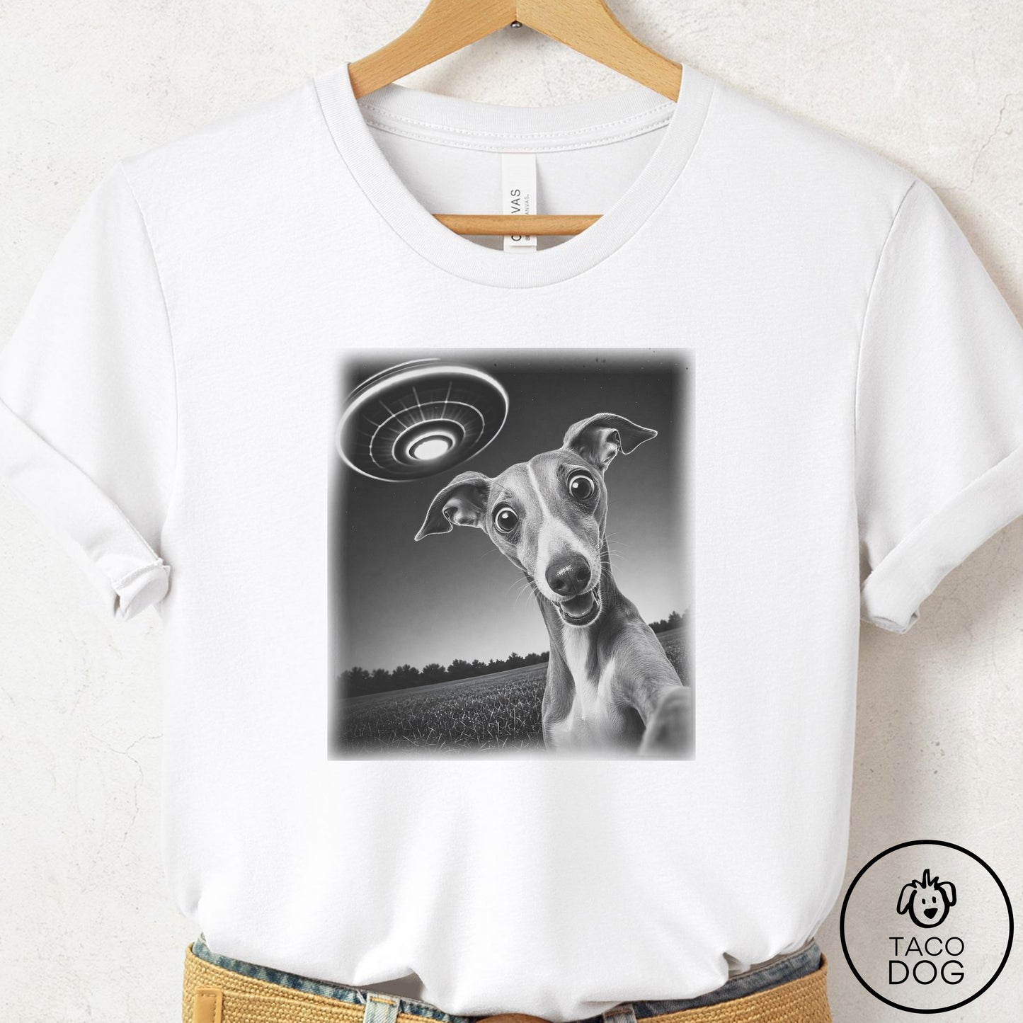 Italian Greyhound Whippet Selfie T-Shirt