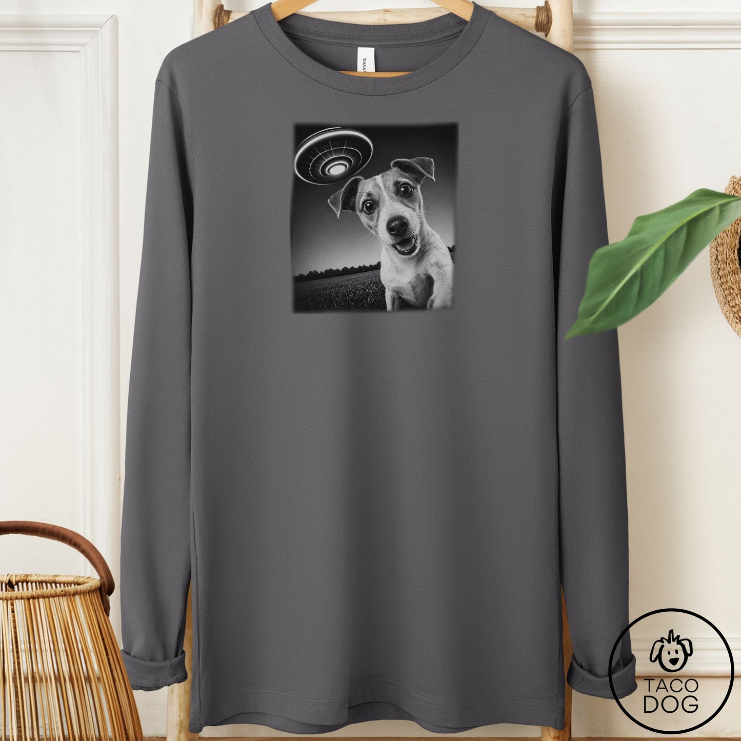Jack Russell Selfie Long Sleeve Tee