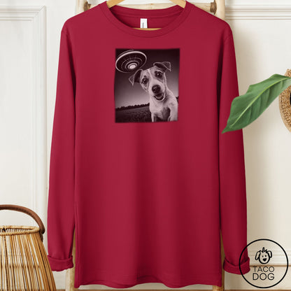 Jack Russell Selfie Long Sleeve Tee