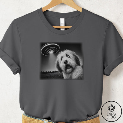 Old English Sheepdog Selfie T-Shirt