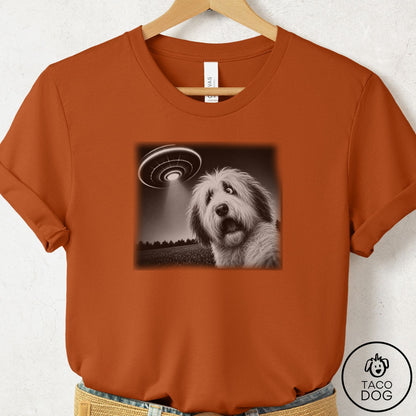 Old English Sheepdog Selfie T-Shirt