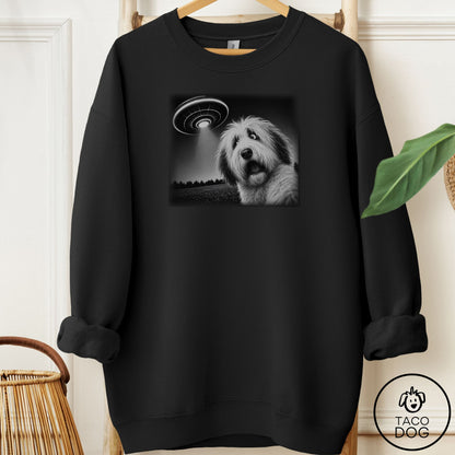 Old English Sheepdog Selfie Sweatshirt