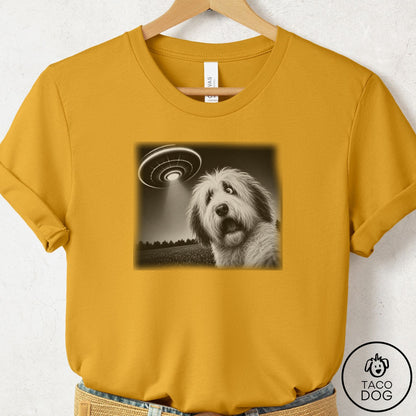 Old English Sheepdog Selfie T-Shirt