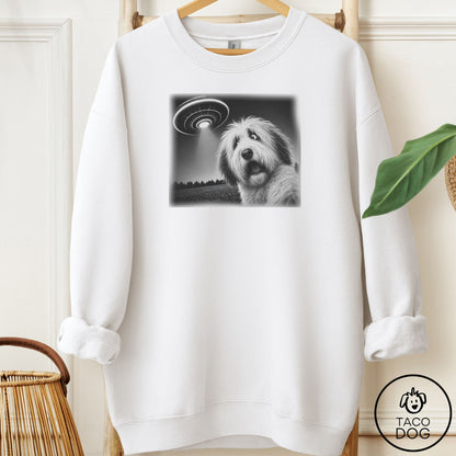 Old English Sheepdog Selfie Sweatshirt